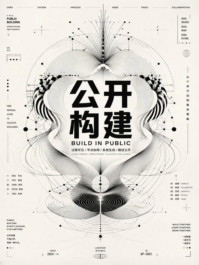 โปสเตอร์แนวคิดทัศนธาตุขาวดำ