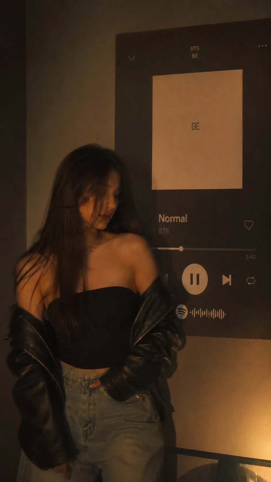 สาวสวย TikTok โทนกลางคืน 1