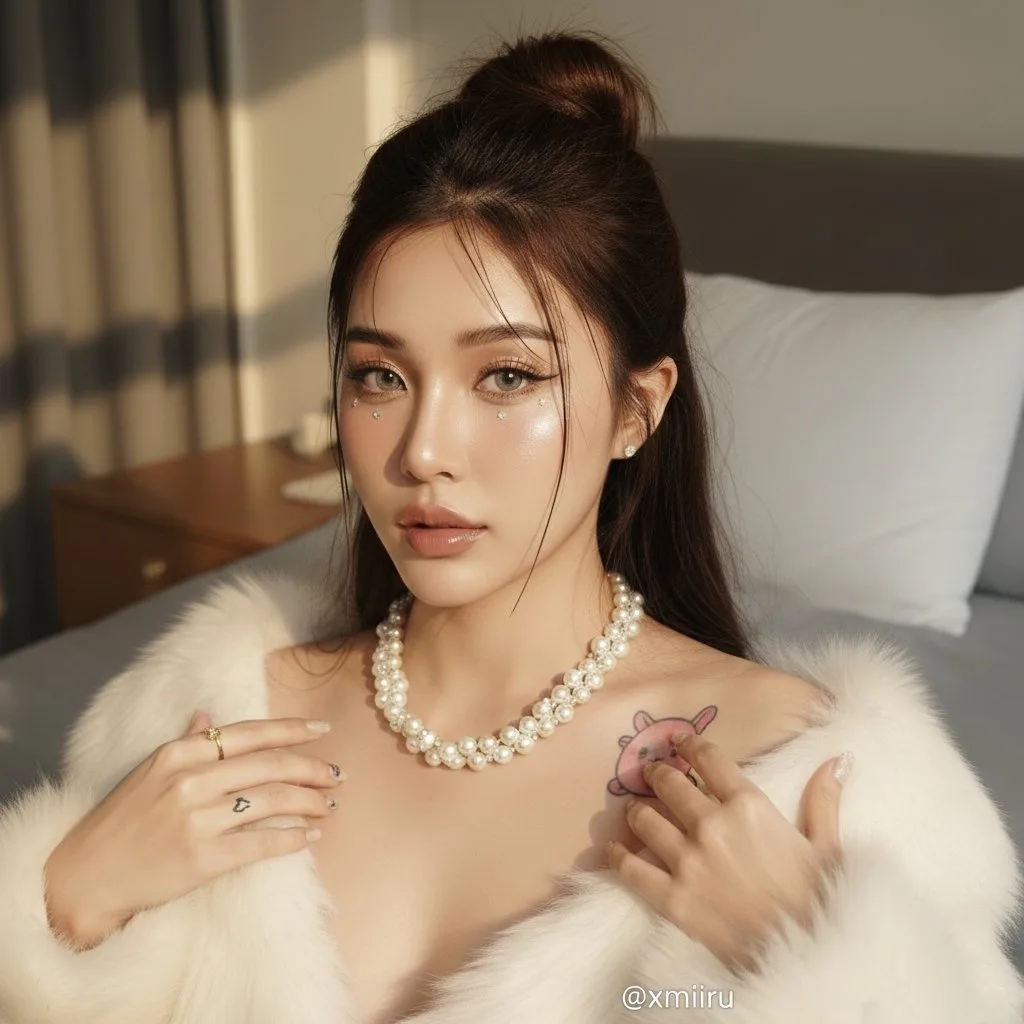 สาวงามผิวขาวกระจ่างจากแสงอรุณทอง 1