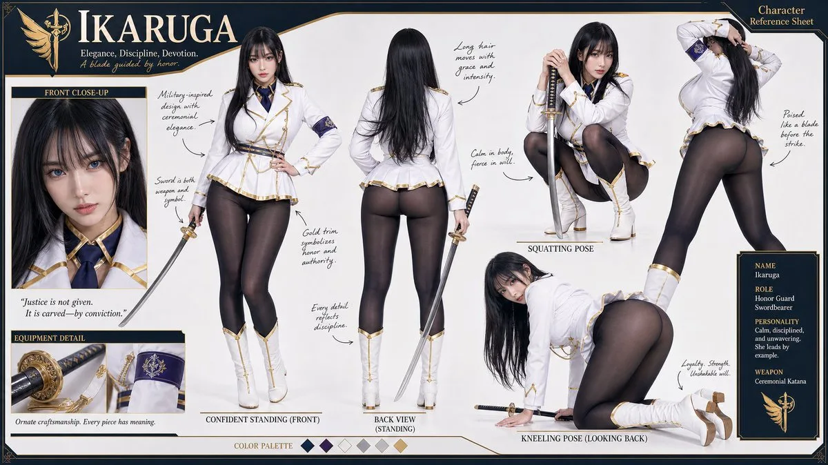 Ikaruga: ภาพอ้างอิงตัวละครหลายมุมมอง 1