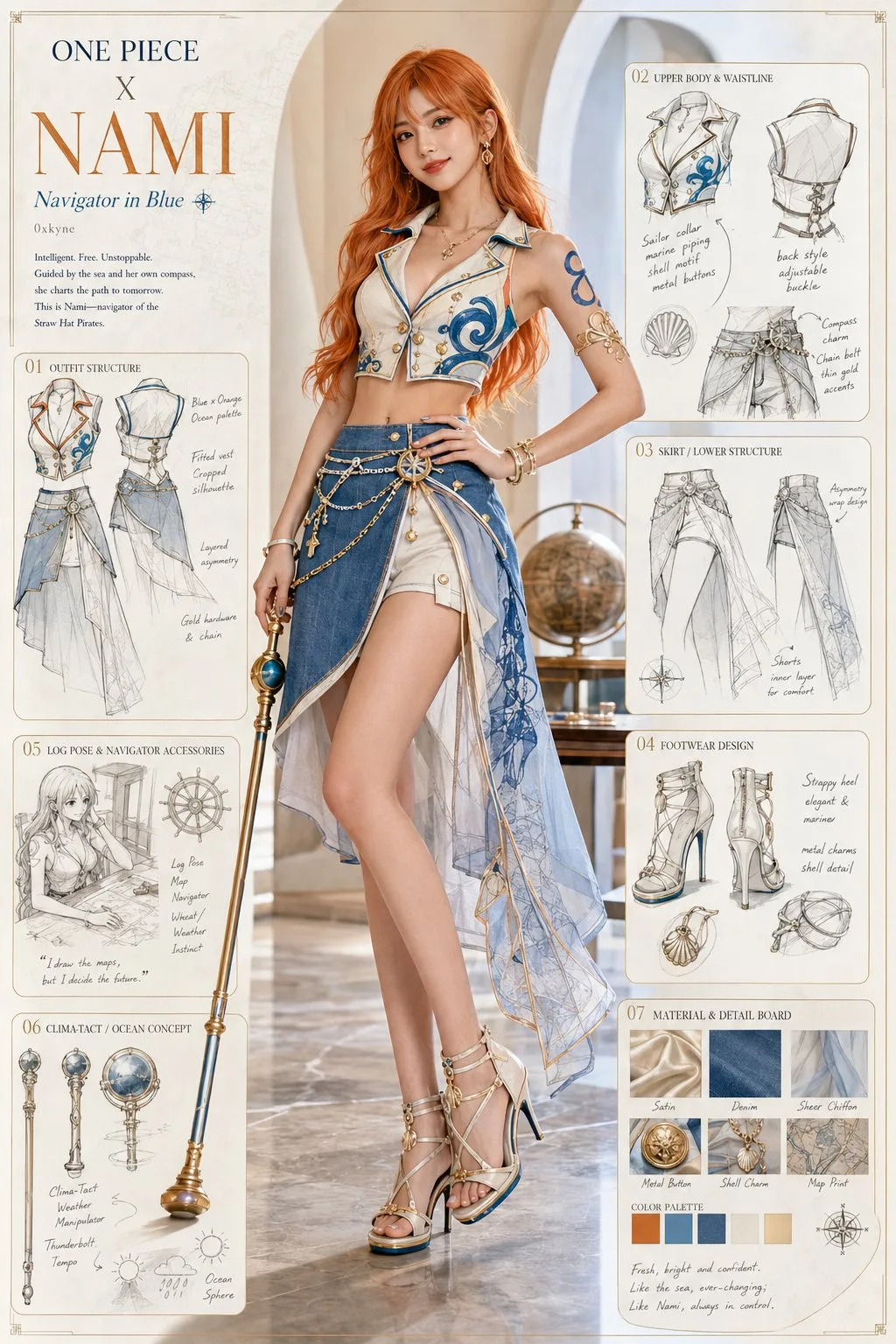 โปสเตอร์แฟชั่นนามิ: ลุคทันสมัยไฮเอนด์ 1