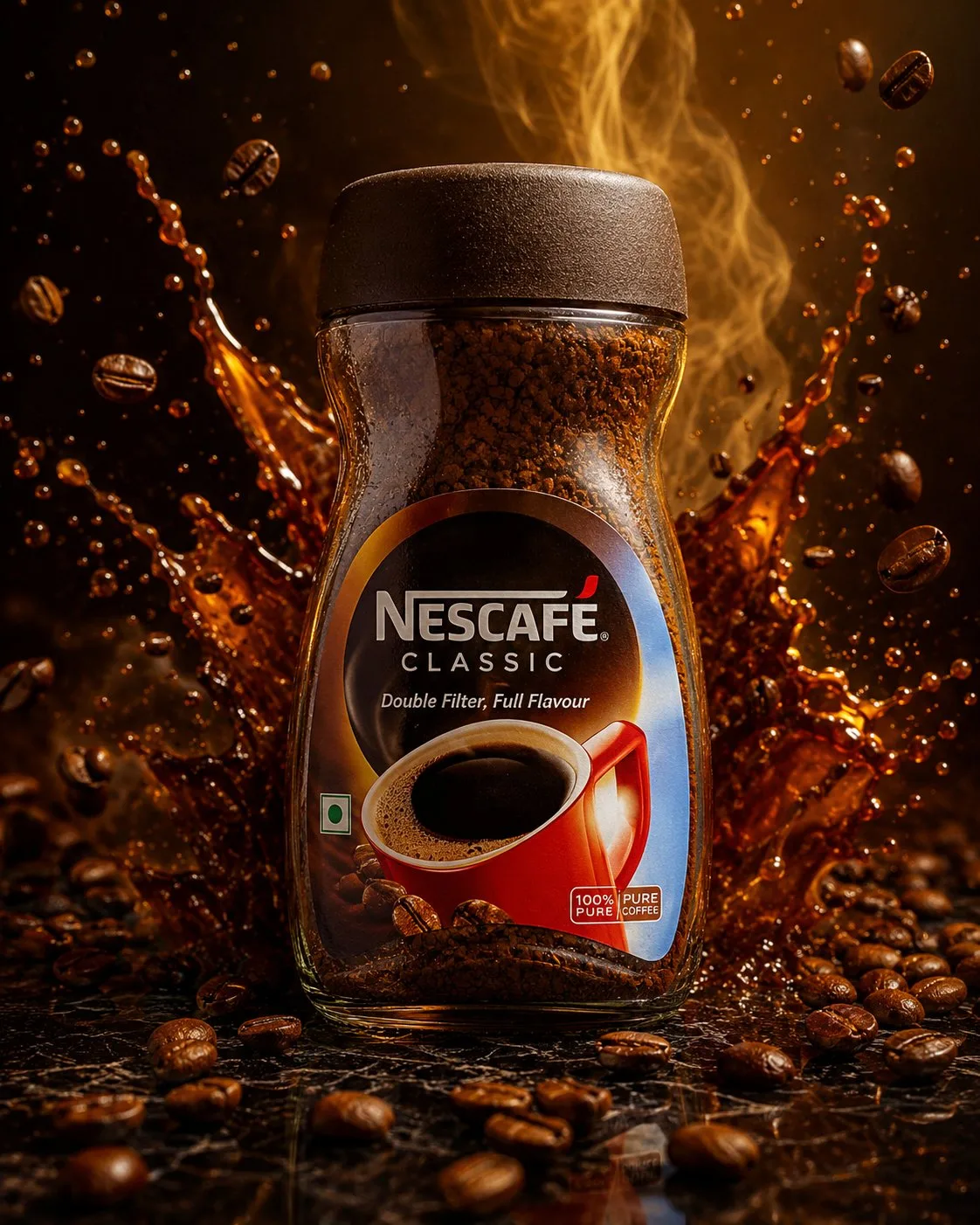 ภาพโฆษณากาแฟ Nescafé ระดับพรีเมียม 1