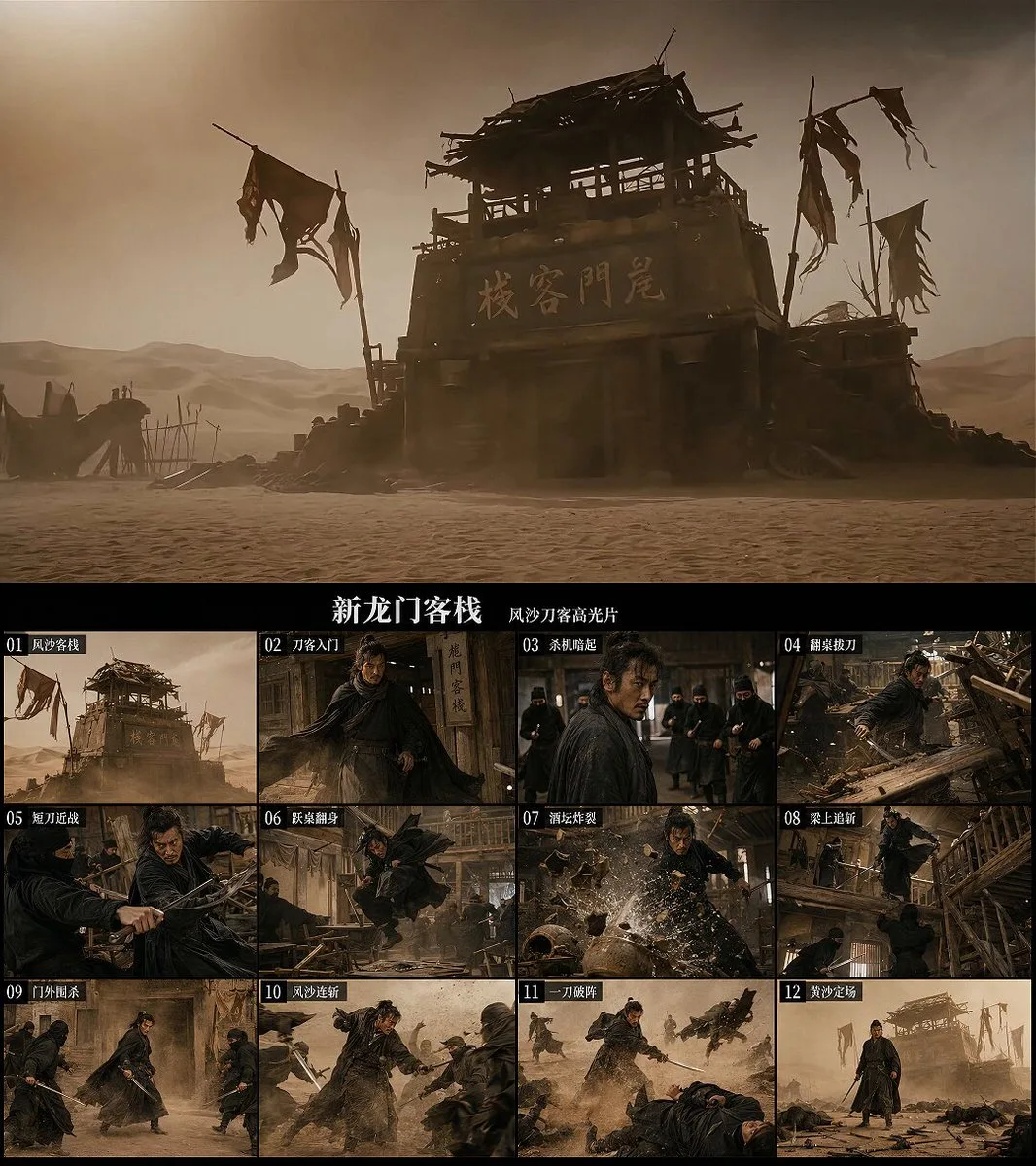 จอมกระบี่พายุทราย ณ โรงเตี๊ยมมังกร ภาพยนตร์กำลังภายใน 1