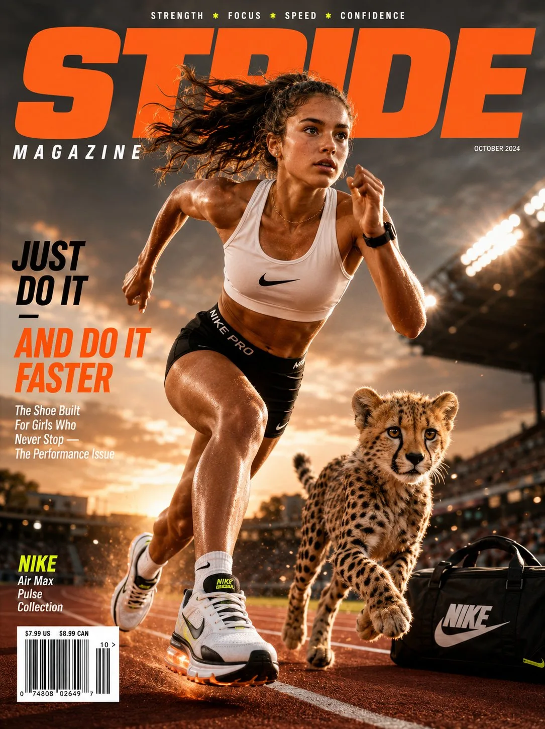 สาว Nike & ชีตาห์: พลังความเร็วแห่ง Air Max 1