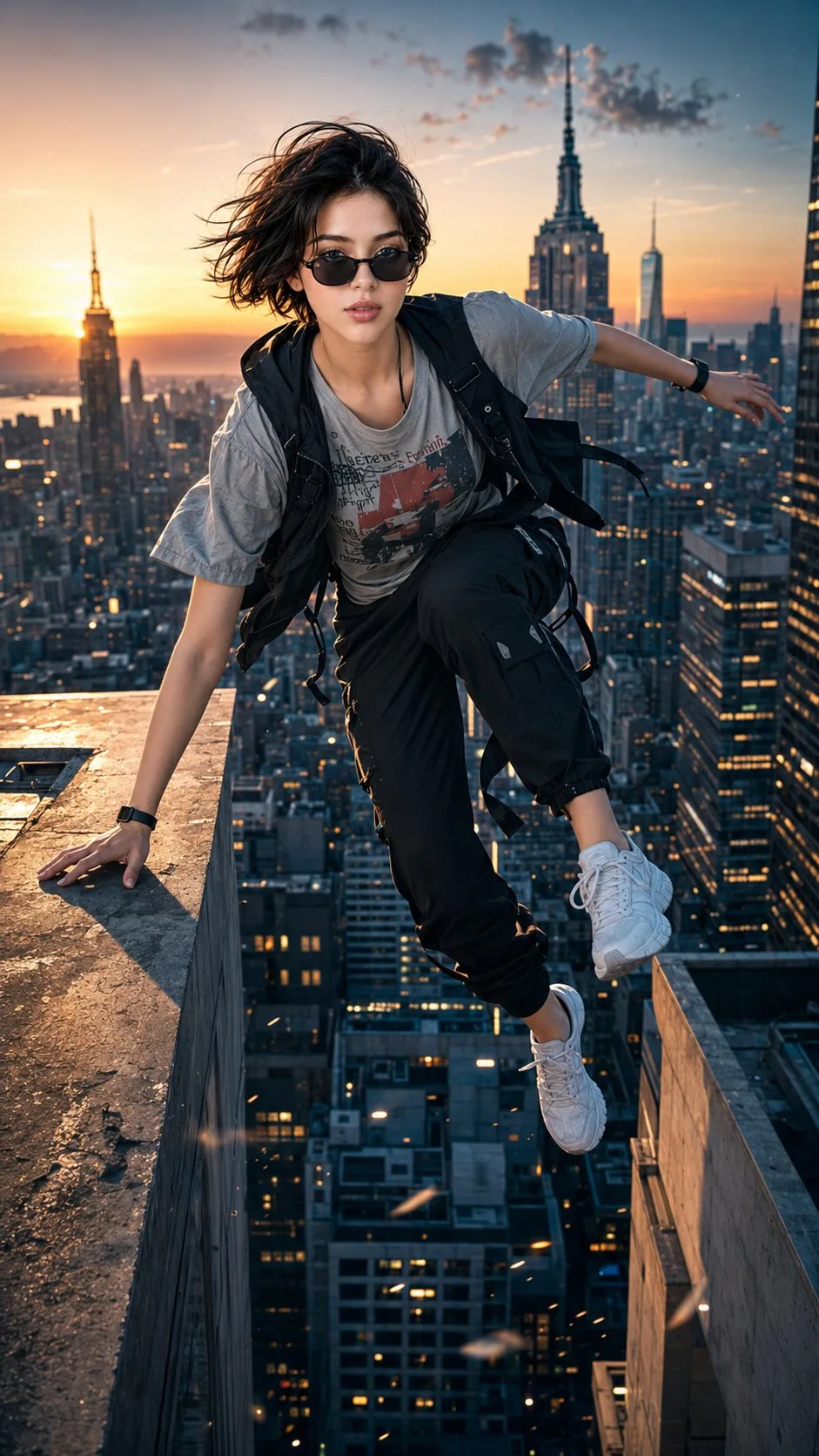 พาร์กูร์ดาดฟ้า NYC: แอคชั่นสุดระทึก 1
