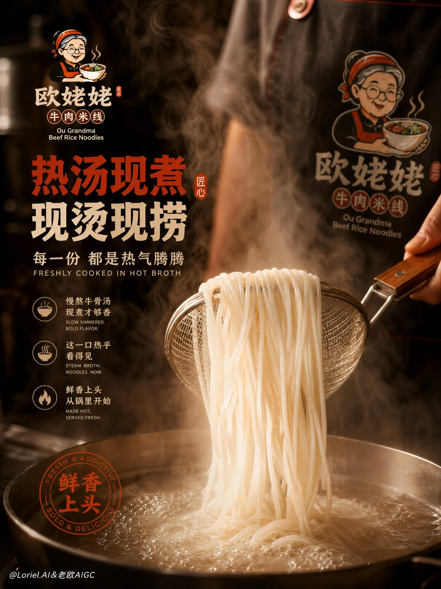 โปสเตอร์อาหารหลัก: บะหมี่เนื้อคุณยาย 2