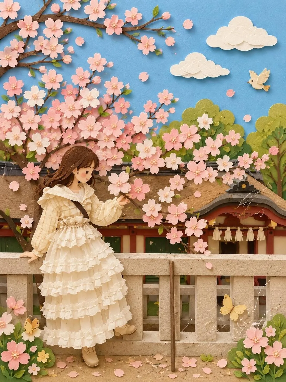 ภาพสไตล์กระดาษคราฟต์: น่ารัก นุ่มนวล ชวนฝัน 2
