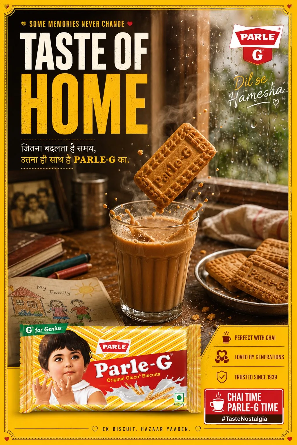 Parle-G: โฆษณาหวนรำลึกความหลังกับบิสกิตในตำนาน 1