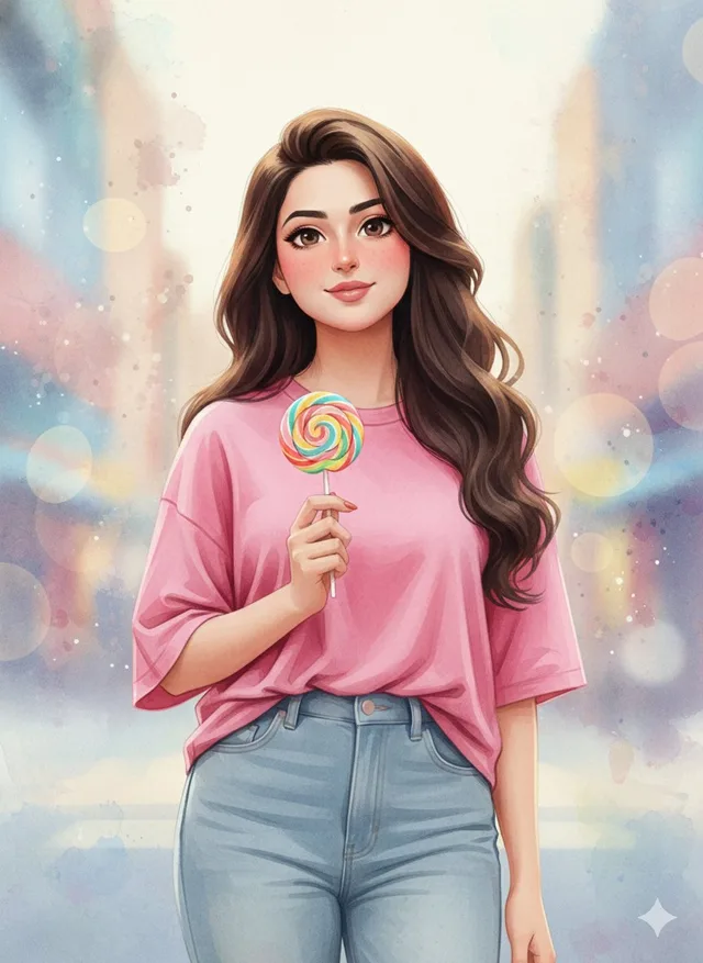 ภาพบุคคลเสมือนจริง: สไตล์อนิเมะสีน้ำ 3D