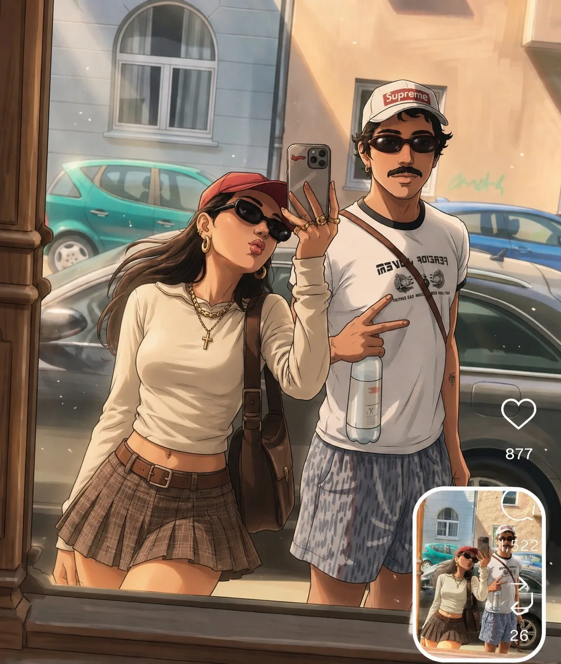 แปลงรูปถ่ายเป็นภาพอนิเมะคุณภาพสูง เปรียบเทียบสองแบบ 1