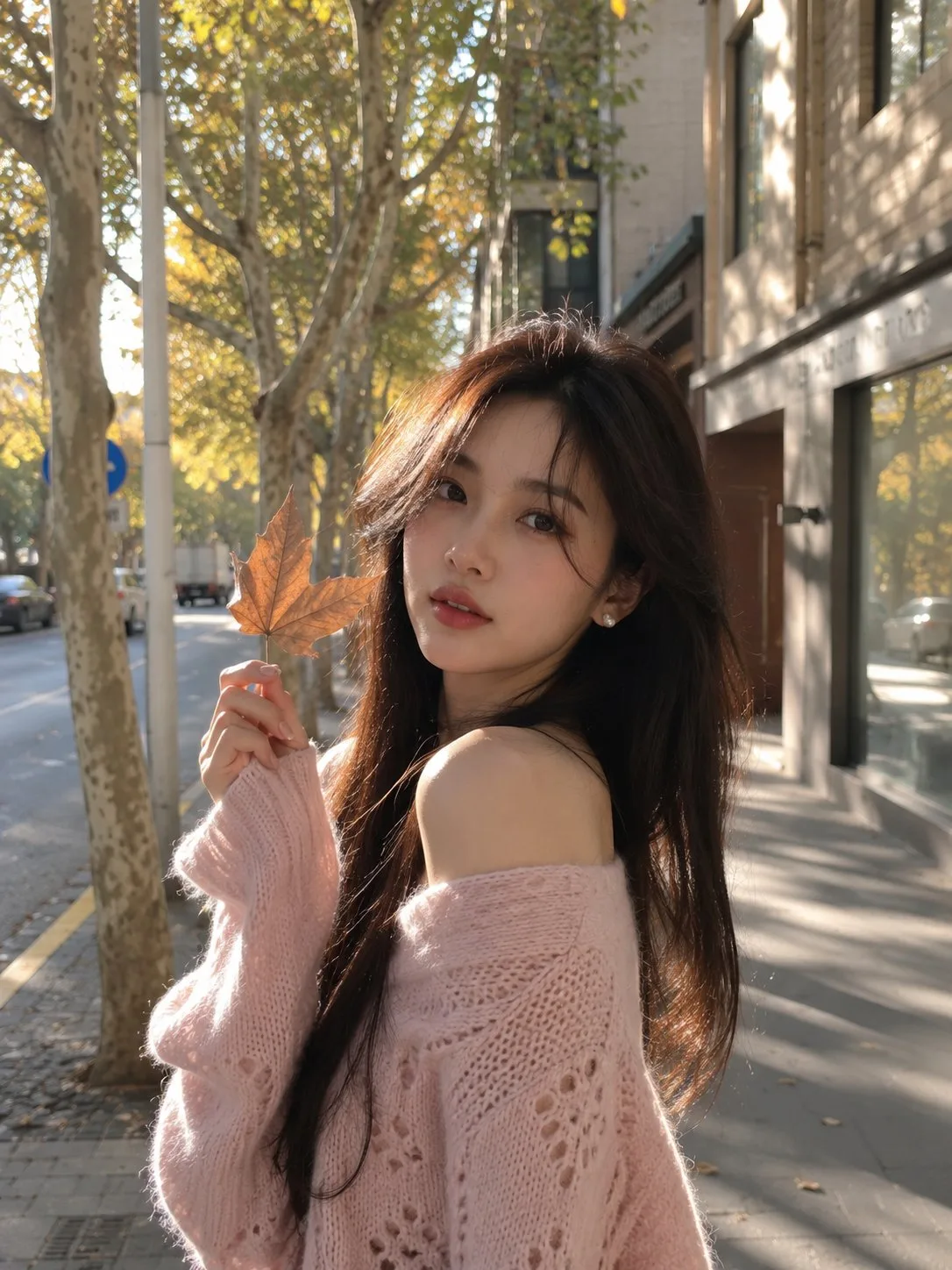 ภาพบุคคลหญิงสาวเอเชียในเวลา Golden Hour 1