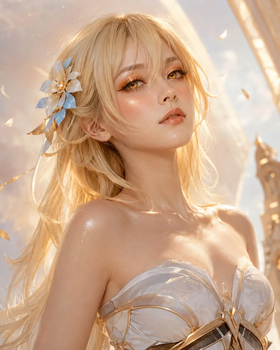 ภาพบุคคลความงามหรูหราเสมือนจริง 1