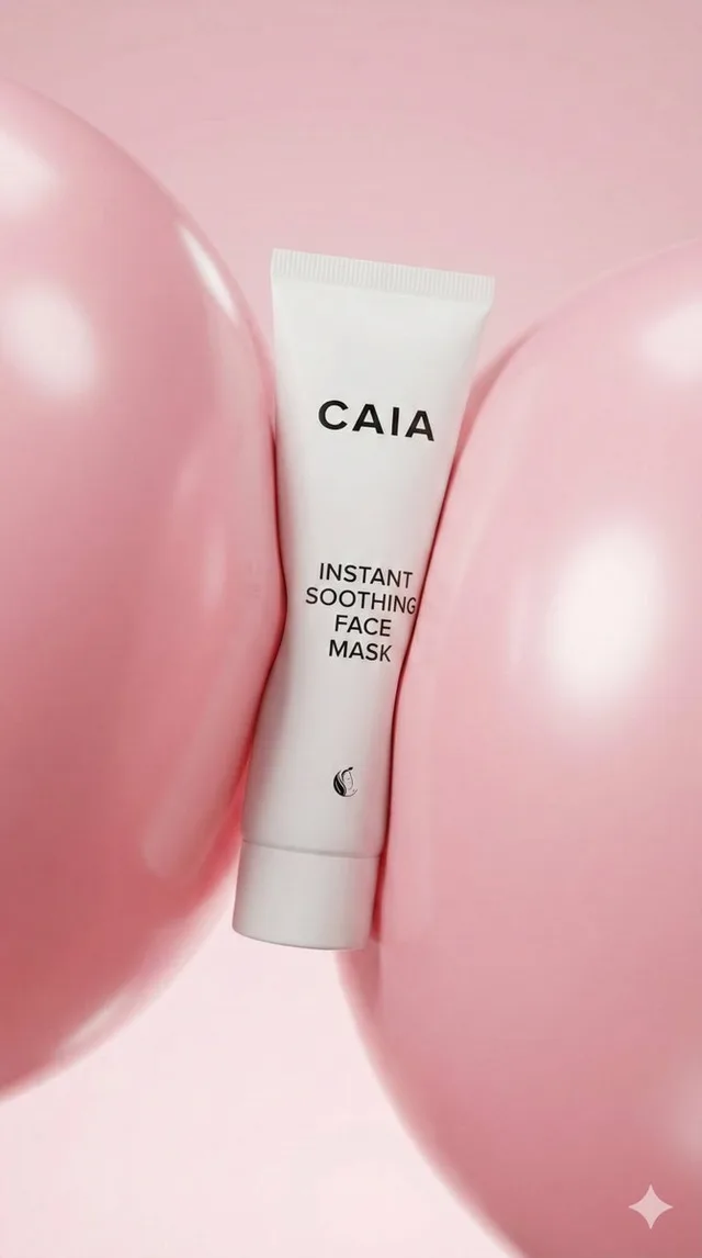 โฆษณามาสก์หน้า CAIA: บีบระหว่างลูกโป่งสีชมพูฟูนุ่ม