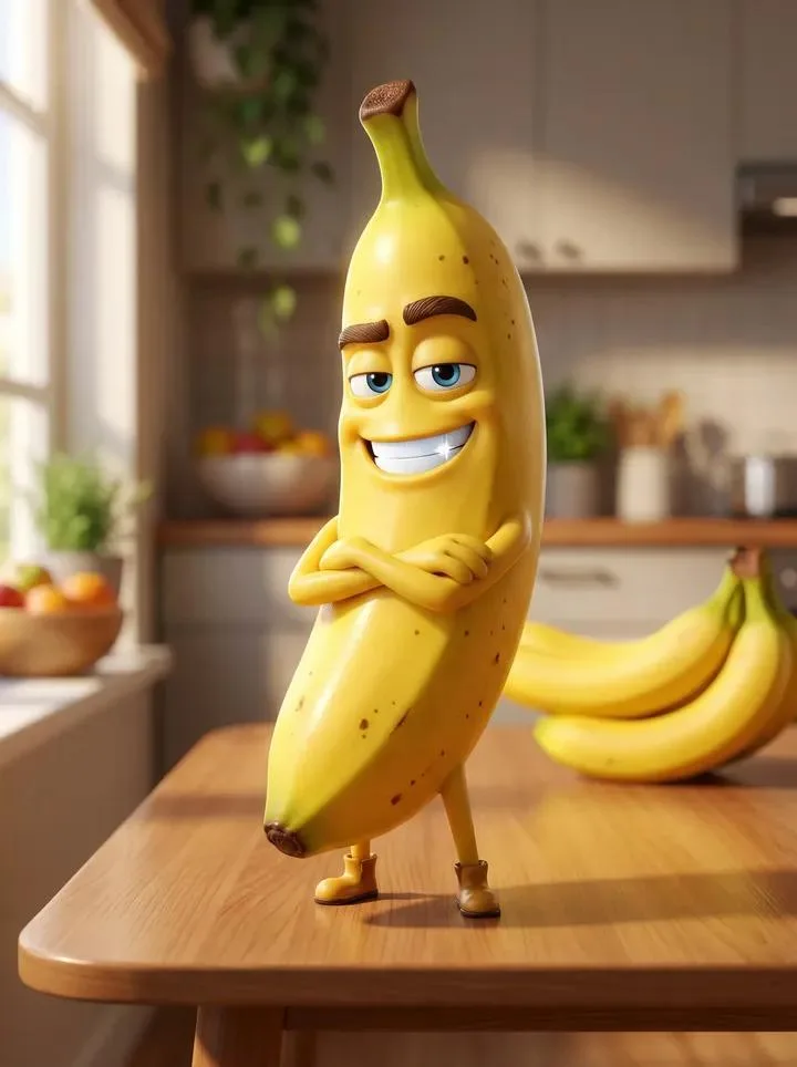 กล้วยฮีโร่สุดหล่อสไตล์พิกซาร์ 1