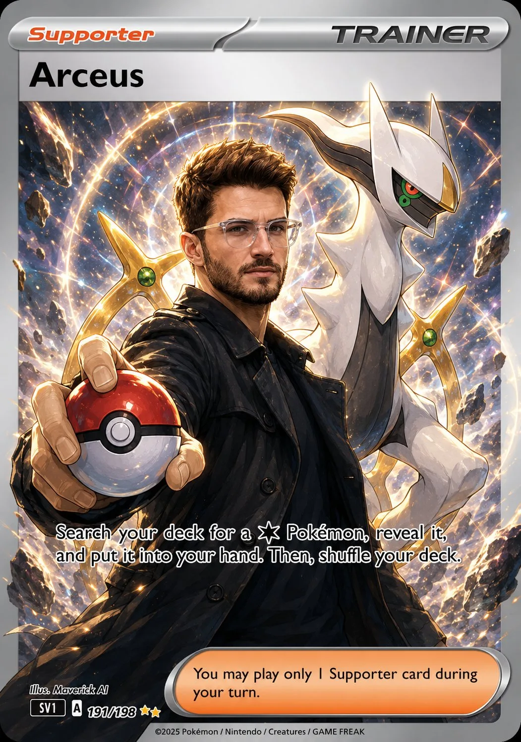 เทรนเนอร์โปเกมอนสไตล์อนิเมะ: ภาพเต็มการ์ด 1