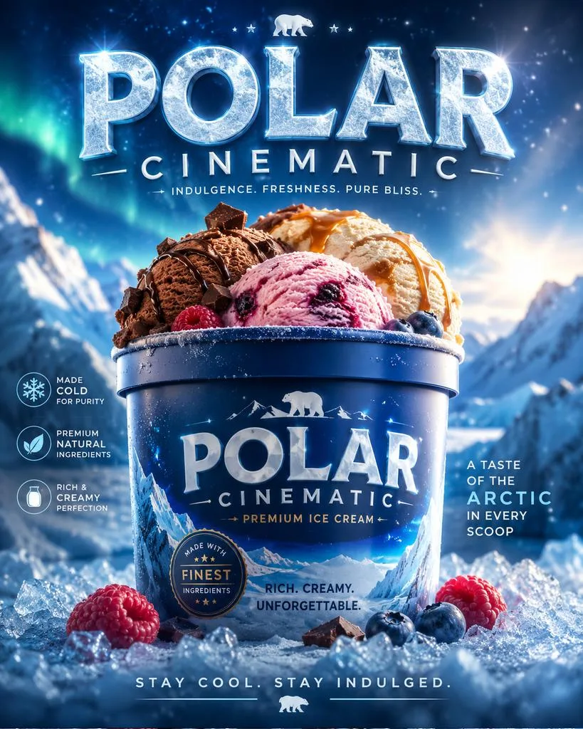 โฆษณาไอศกรีม 极地影院风 (Polar Cinematic) 1