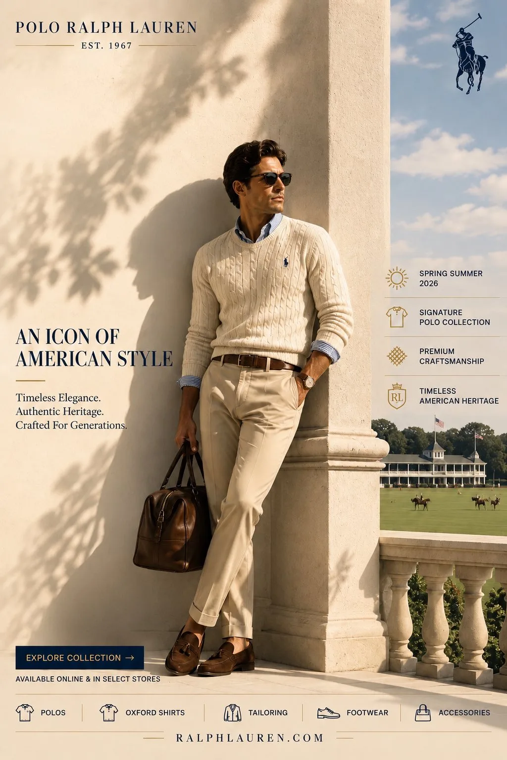 โปสเตอร์แคมเปญหรูหรา: Ralph Lauren 1