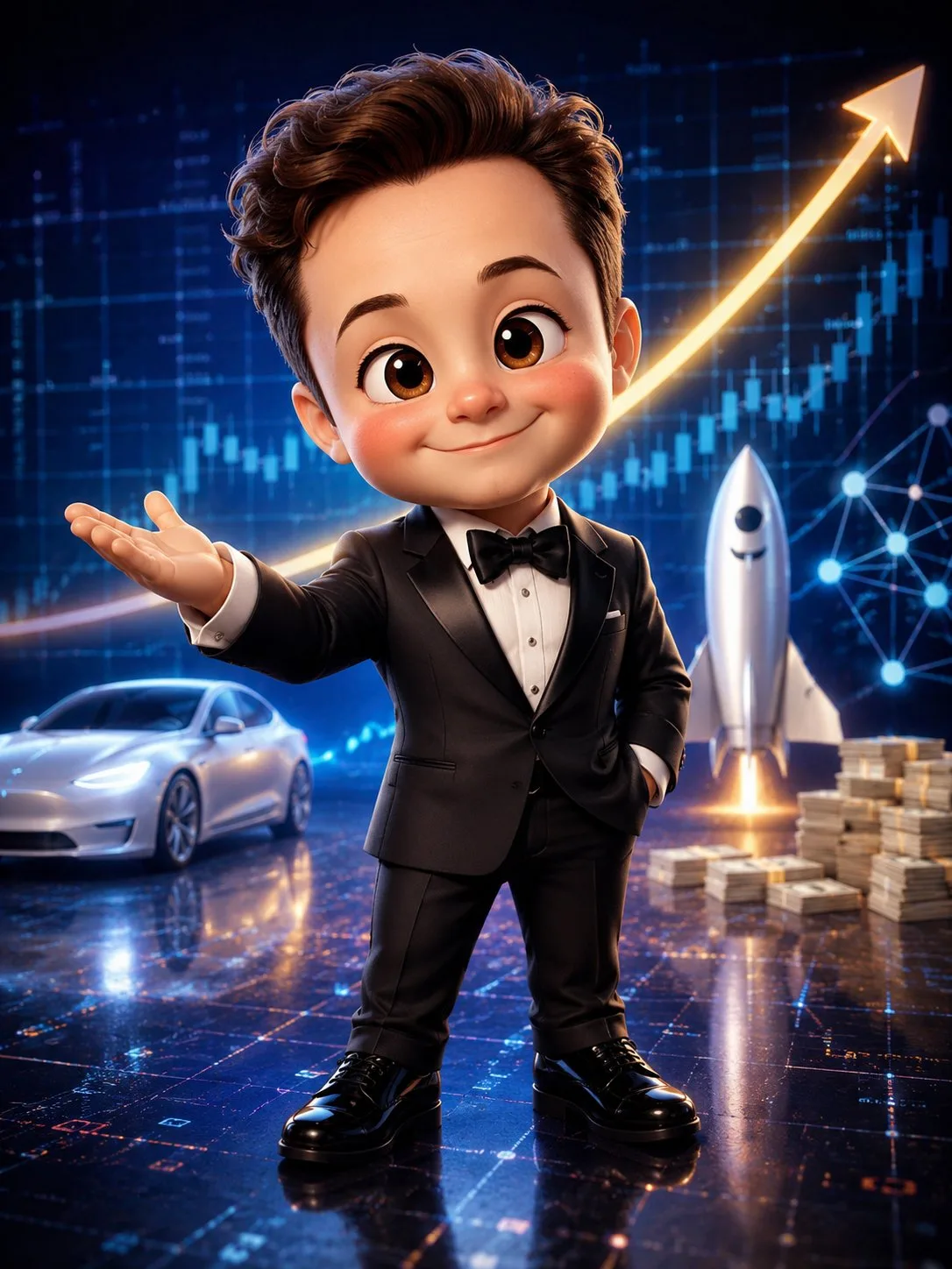 ตัวละคร 3D ชิบิสไตล์สตรีทแฟชั่นสุดคิวท์ 1