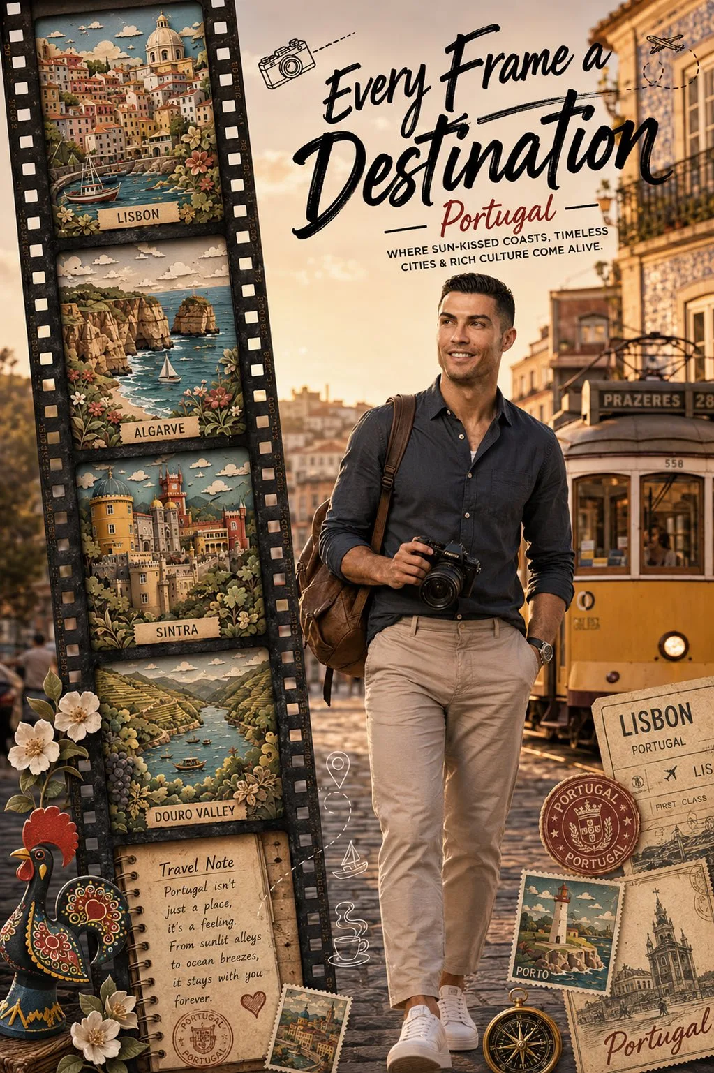 โปสเตอร์ภาพยนตร์ท่องเที่ยว 3 มิติในรูปแบบกระดาษฉลุ 1