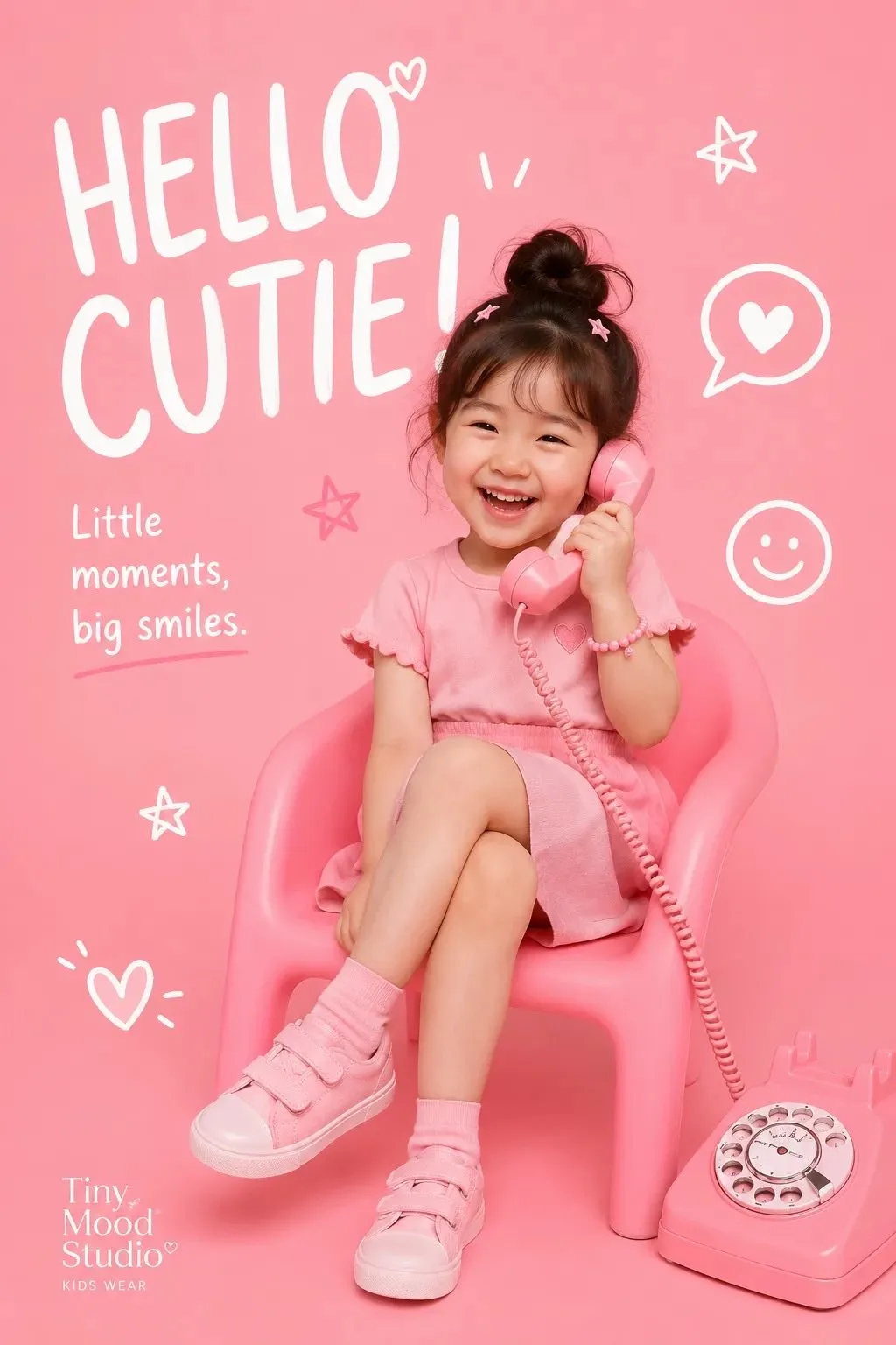 โปสเตอร์นิตยสารแฟชั่นเด็กสุดหรู 1