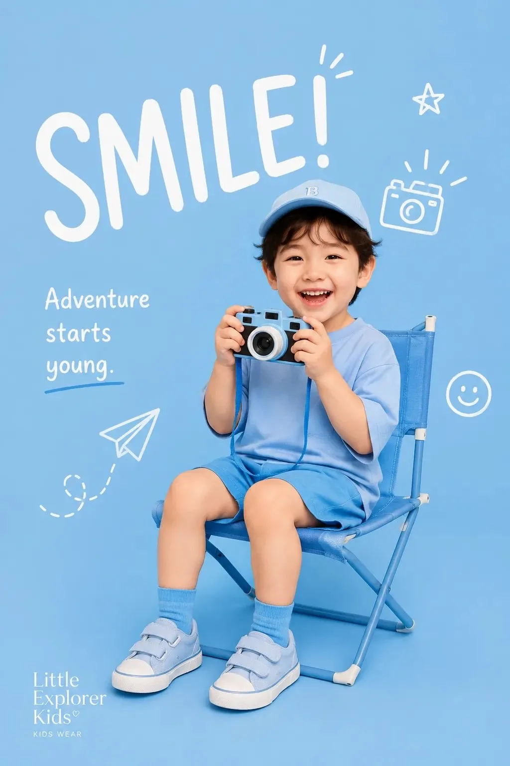 โปสเตอร์นิตยสารแฟชั่นเด็กสุดหรู 2