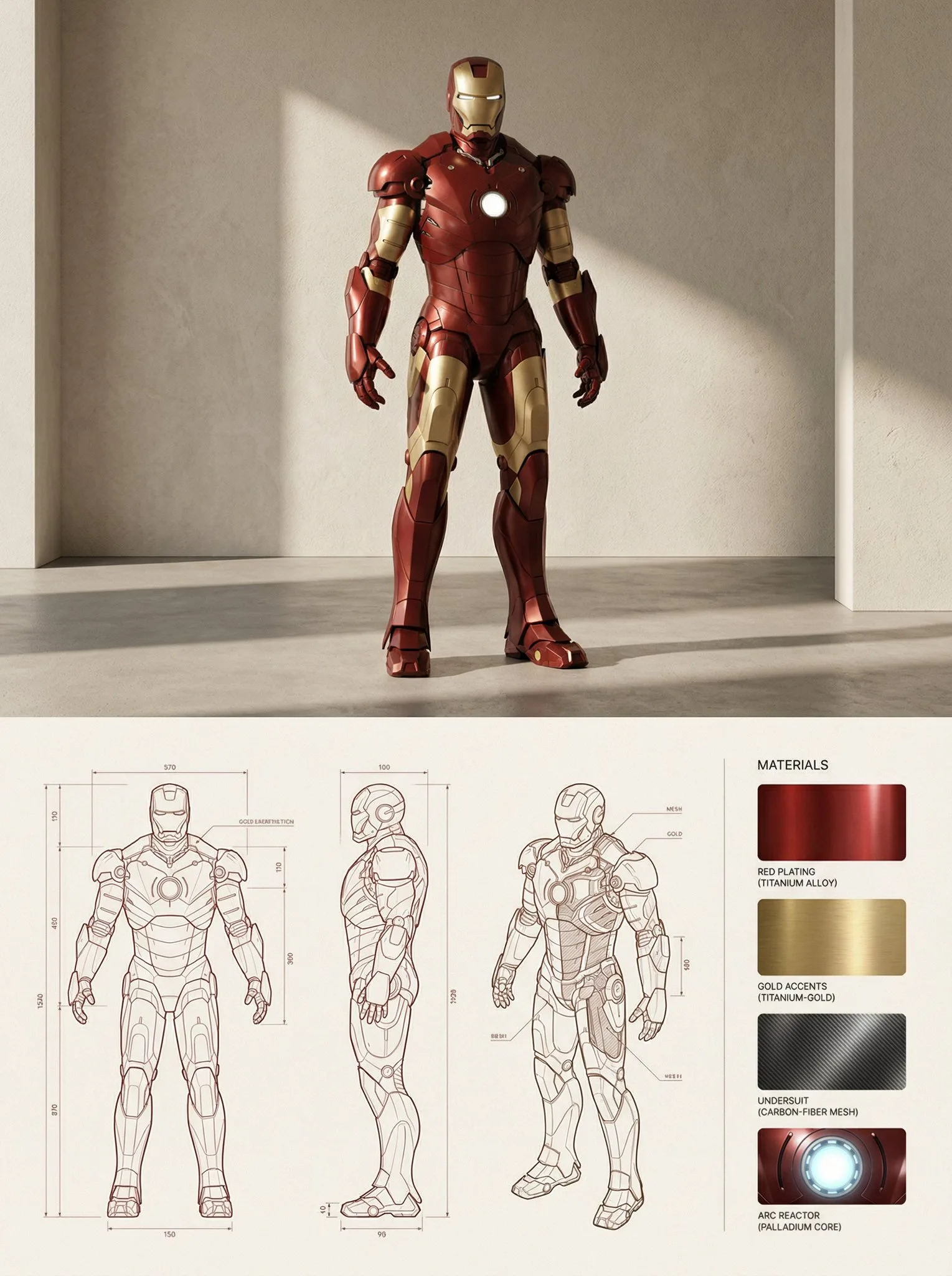 แคตตาล็อกดีไซน์ Iron Man ขั้นสูง 1