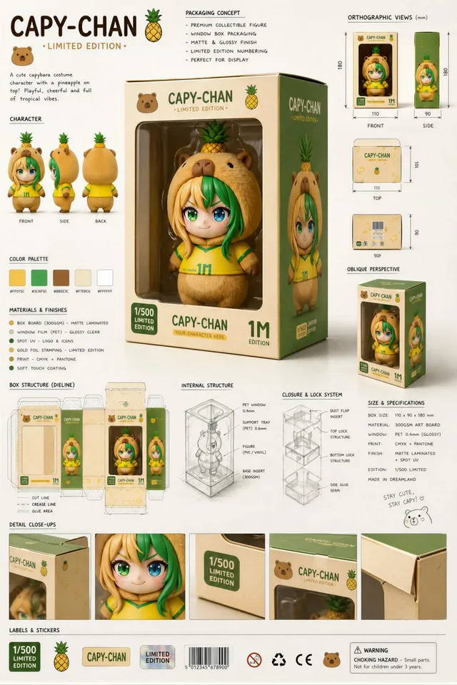พรีเซ็นเตชั่นดีไซน์บรรจุภัณฑ์ของเล่นระดับไฮเอนด์