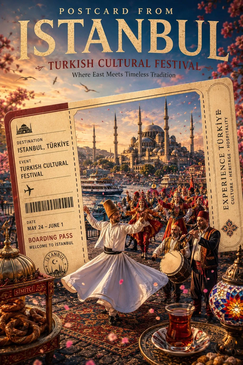 โปสเตอร์เดินทาง 3 มิติ: บอร์ดดิ้งพาสสู่ประสบการณ์วัฒนธรรม 2