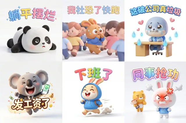 สร้างคาแรคเตอร์สติกเกอร์ 3D สุดน่ารัก
