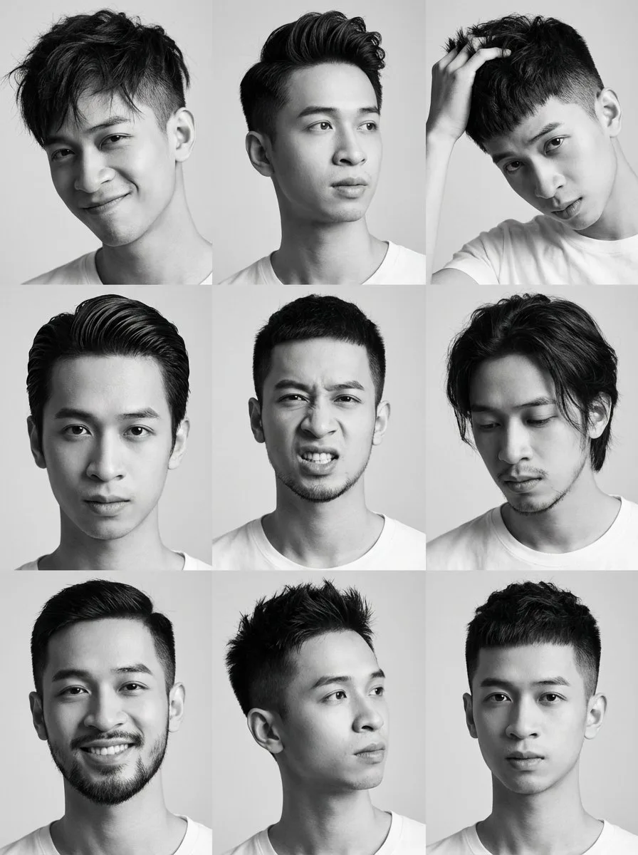 คอลลาจ 9 ช่องแบบดารา: สไตล์เท่ มีเอกลักษณ์ 1