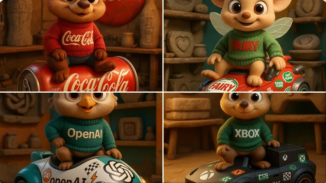 ตัวการ์ตูนสัตว์ 3D แบรนด์ดัง 1