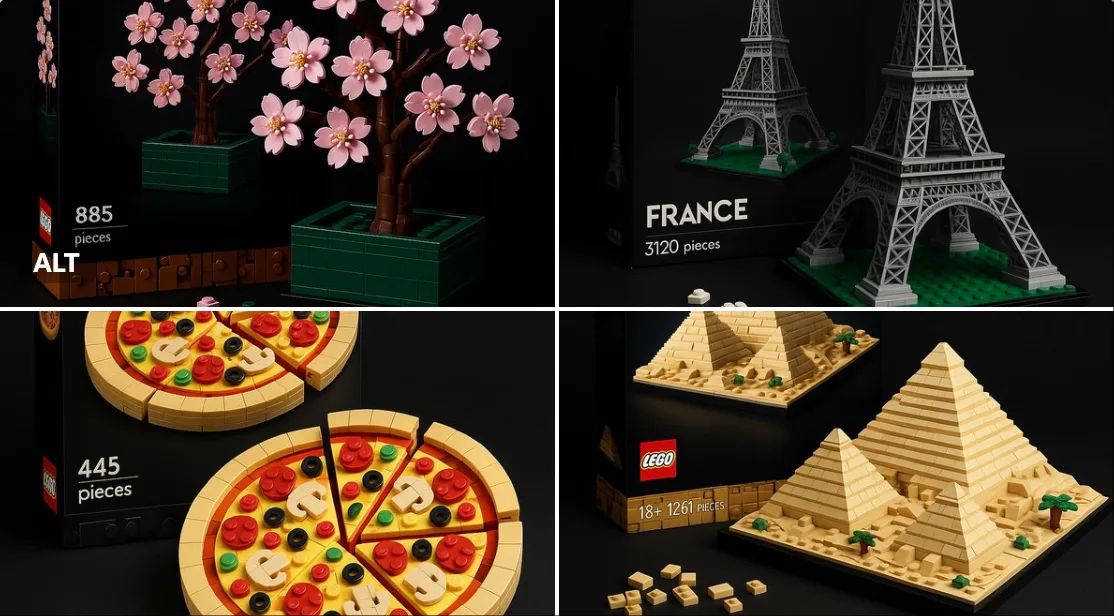 ชุดตัวต่อ LEGO สมจริง: สมบัติประจำชาติ [ประเทศ] 1