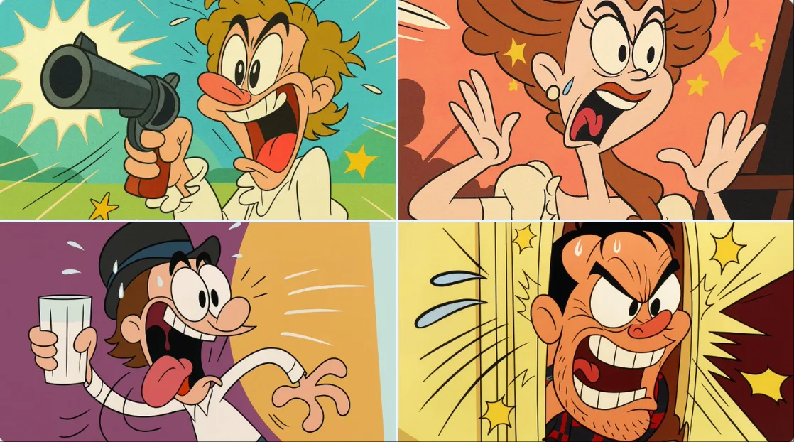 เปลี่ยนภาพเป็นสไตล์การ์ตูนคลาสสิก Looney Tunes 1