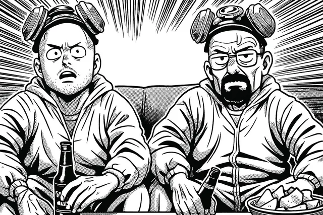 ภาพประกอบสไตล์มังงะญี่ปุ่นสุดฮา (Gag Manga)