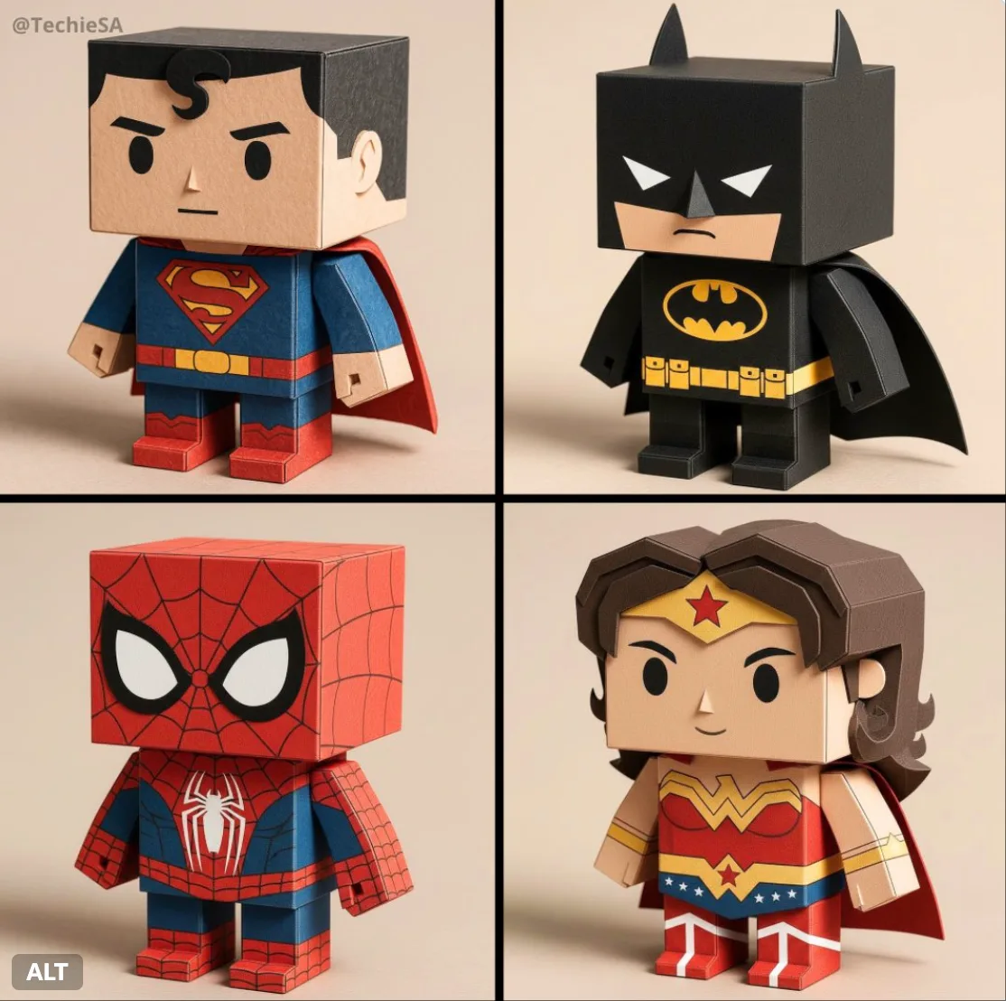 ของเล่นกระดาษตัวละครสุดน่ารัก 1