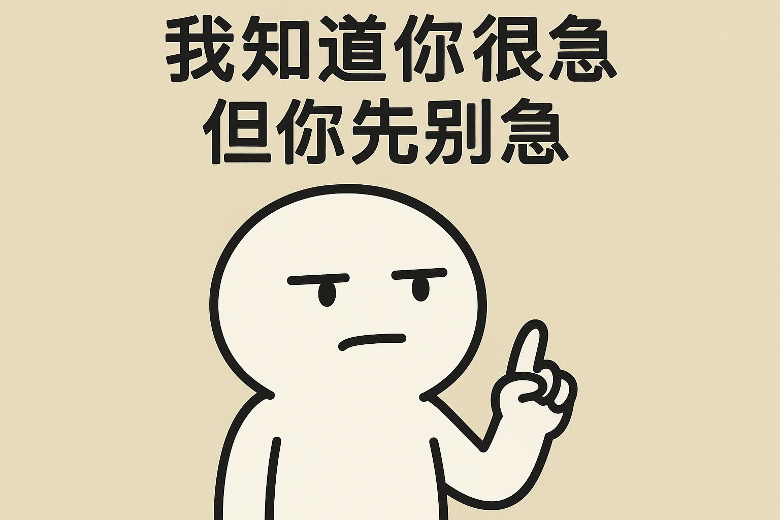 มีคนเร่งเหรอ? ไม่ต้องรีบ! (มีม) 2