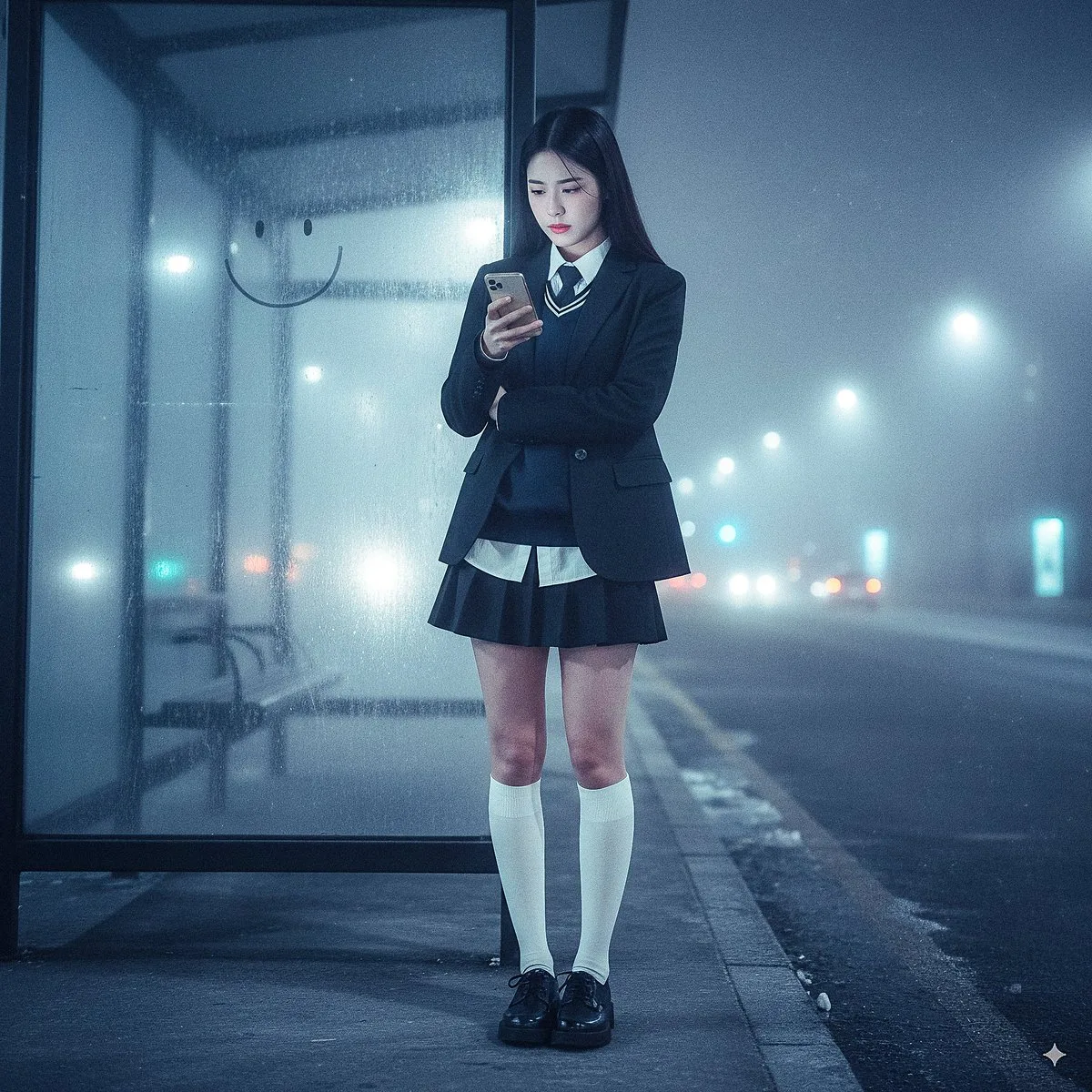 ภาพบุคคลเต็มตัวยามค่ำคืน 1