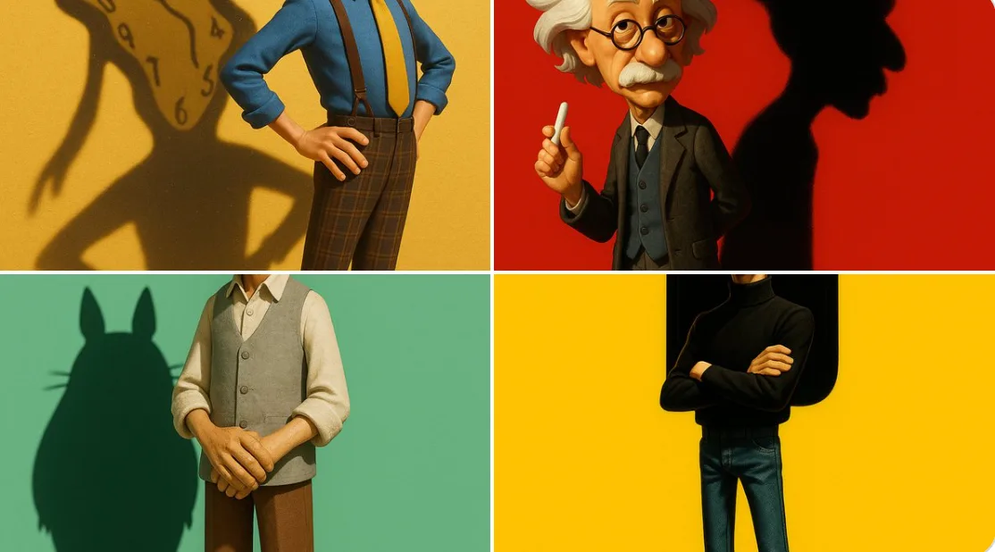 ภาพวาดตัวละคร 3D สไตล์ Pixar: ซัลวาดอร์ ดาลี 1