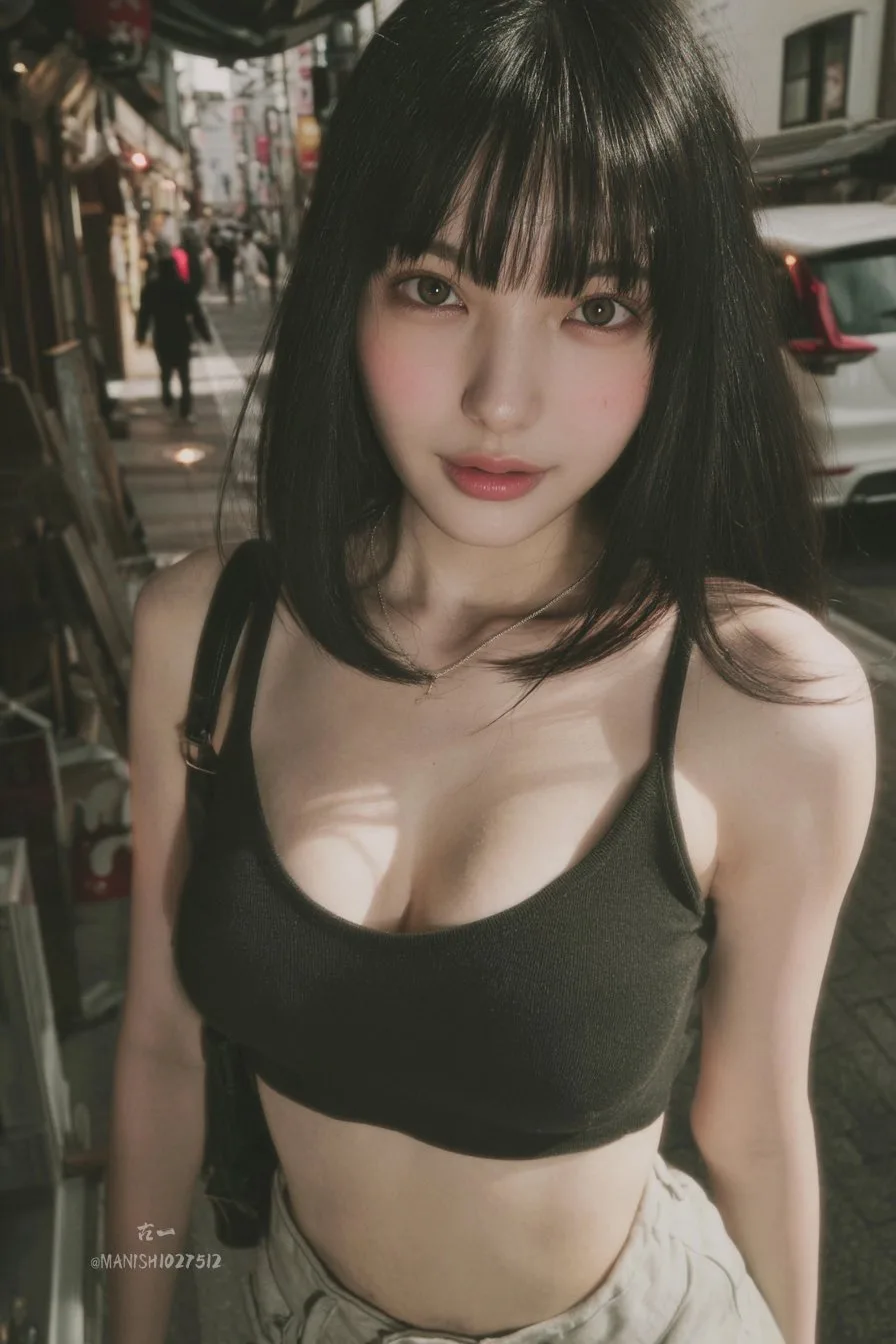 สาวผมดำในโตเกียว: สตรีทสแนปสุดเก๋ 1