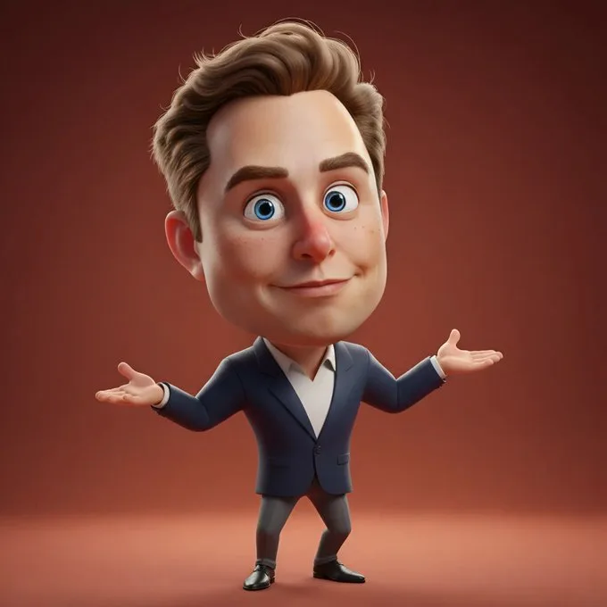 พอร์เทรตการ์ตูน 3D ดารา: สไตล์ Pixar/DreamWorks 1