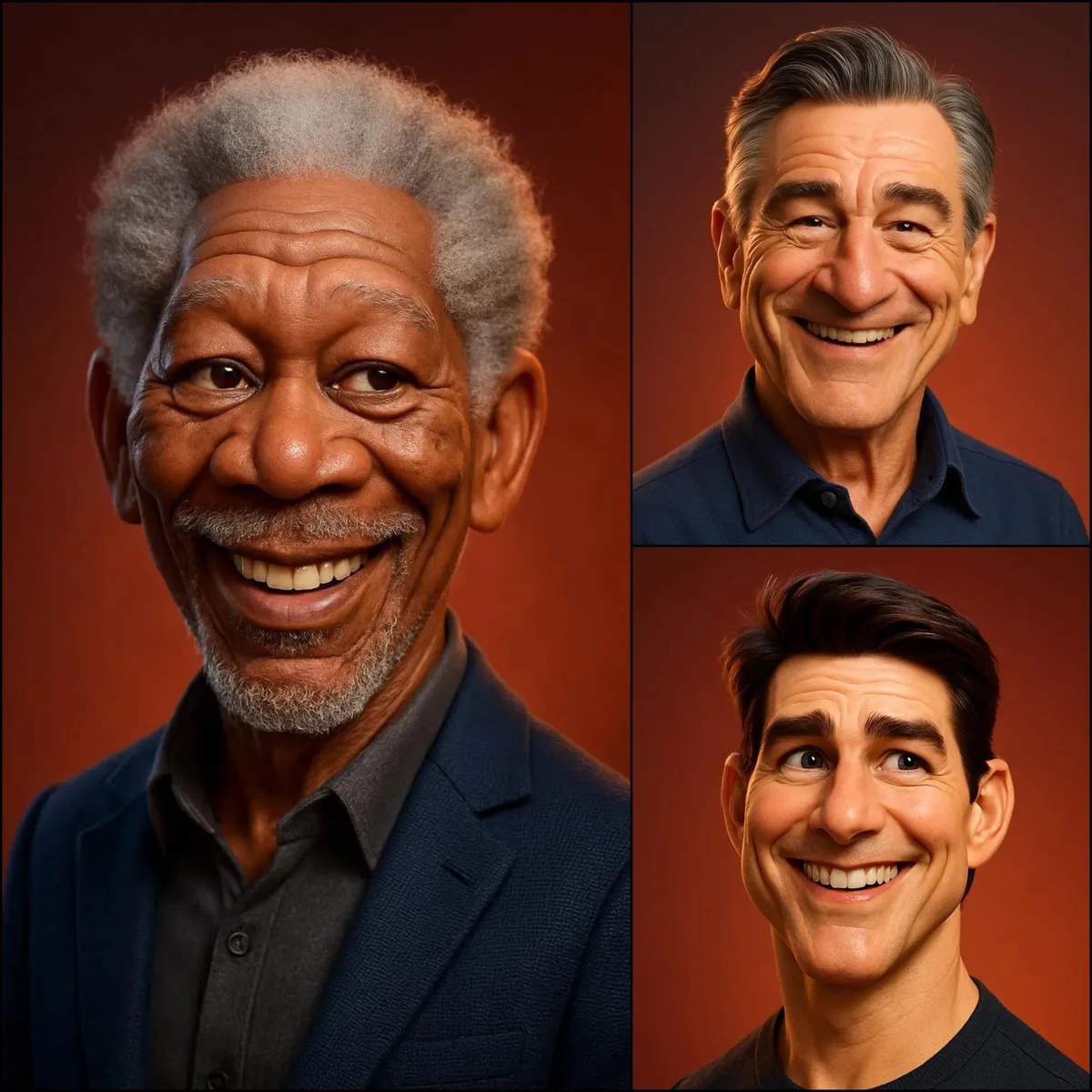 ภาพบุคคลการ์ตูน 3D สไตล์ Pixar/DreamWorks 1