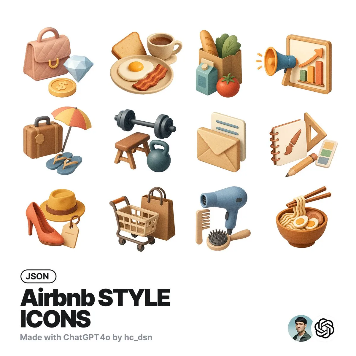 ไอคอนสไตล์ Airbnb 1