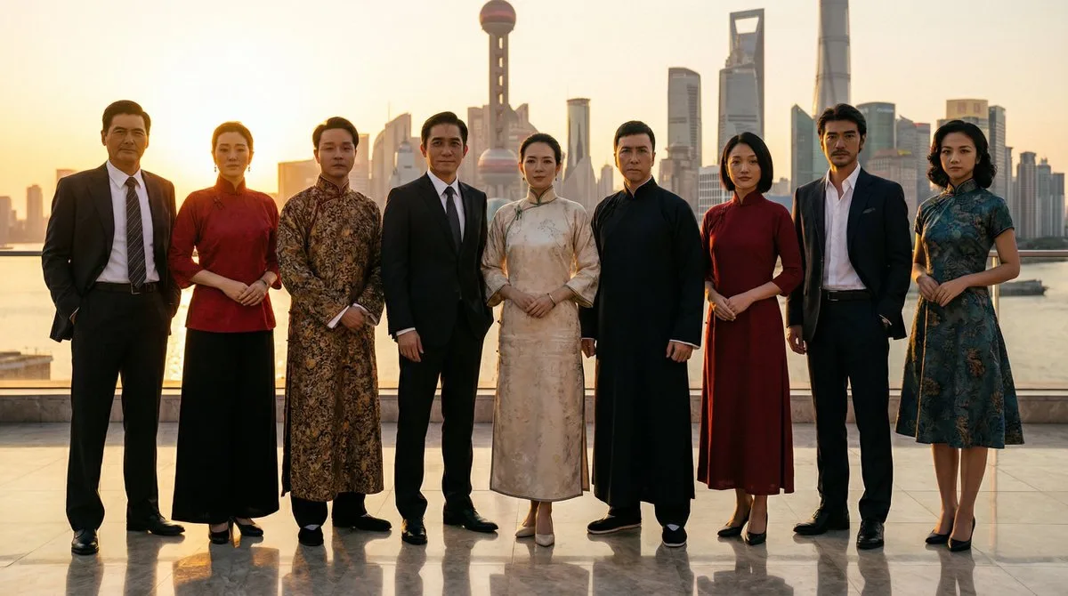 ถ่ายภาพรวมดาราดัง เสื้อผ้าคาแรคเตอร์ ที่หาดเซี่ยงไฮ้ 1