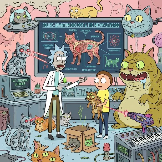 สร้างการ์ดสไตล์ Rick and Morty 1