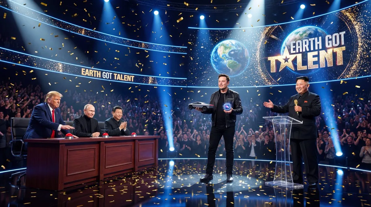 Earth Got Talent: ผู้นำโลกตัดสินการแสดงของ Elon Musk 1