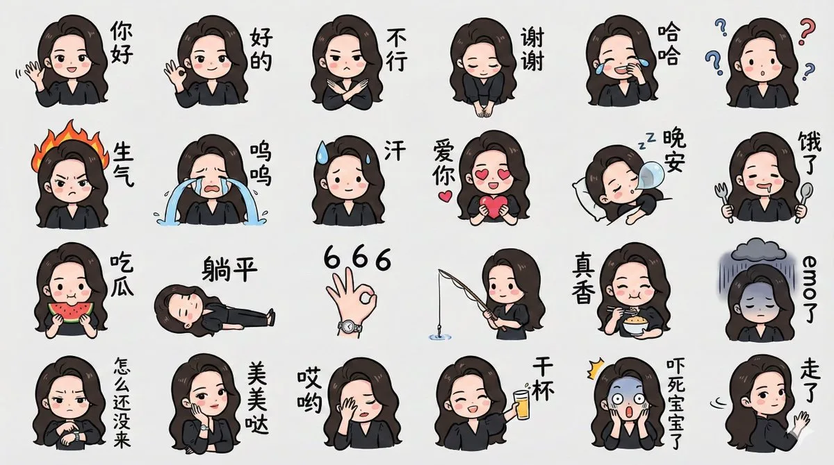 สร้างสติกเกอร์ LINE คาแรคเตอร์แฟนซี 1