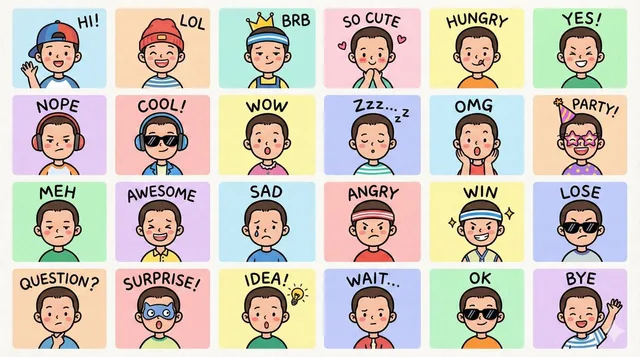 สร้างสติ๊กเกอร์ LINE ครึ่งตัวสุดคิ้วท์ สไตล์ Q-version