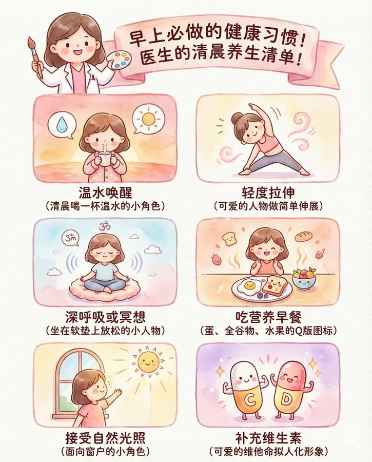 อินโฟกราฟิกความงาม: วิตามิน หน้าใส สไตล์ภาพวาด 1