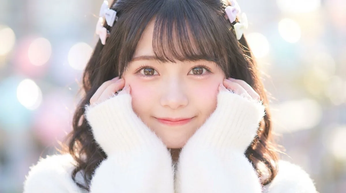 ภาพพอร์เทรตโคลสอัพไอดอลสาวน่ารัก 1