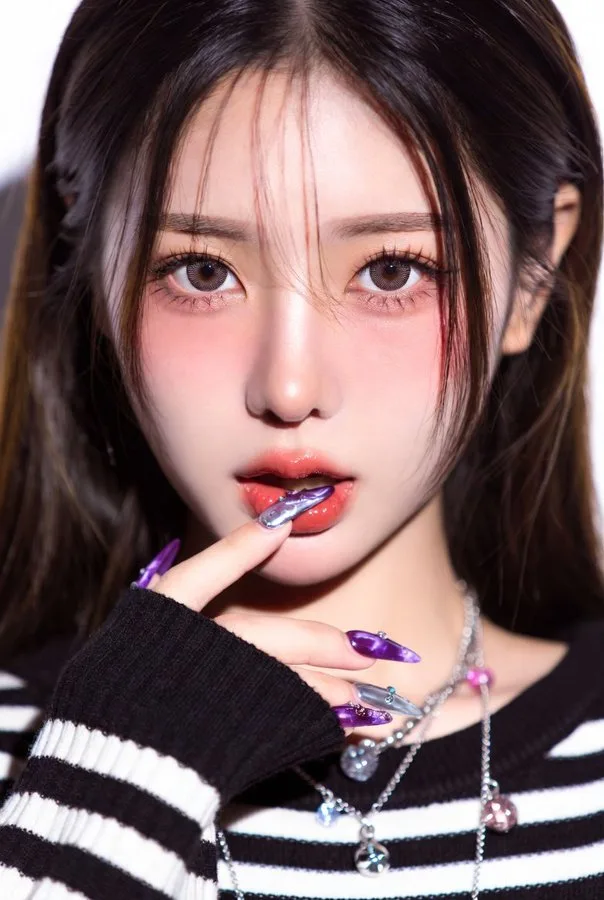 ภาพโคลสอัพหญิงสาวเอเชีย ตาสวย ผิวใสไร้ที่ติ 1